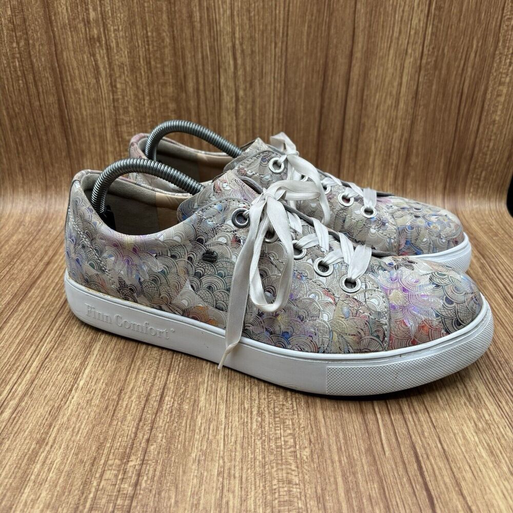 Finn Comfort Women's Elpaso Beige Made In Germany Size UK 8.5 US Size 11 Sneaker